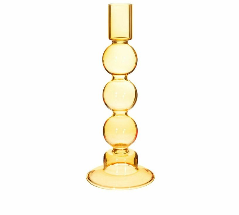 Bougeoir en verre jaune - Sass & Belle - The Cool Republic