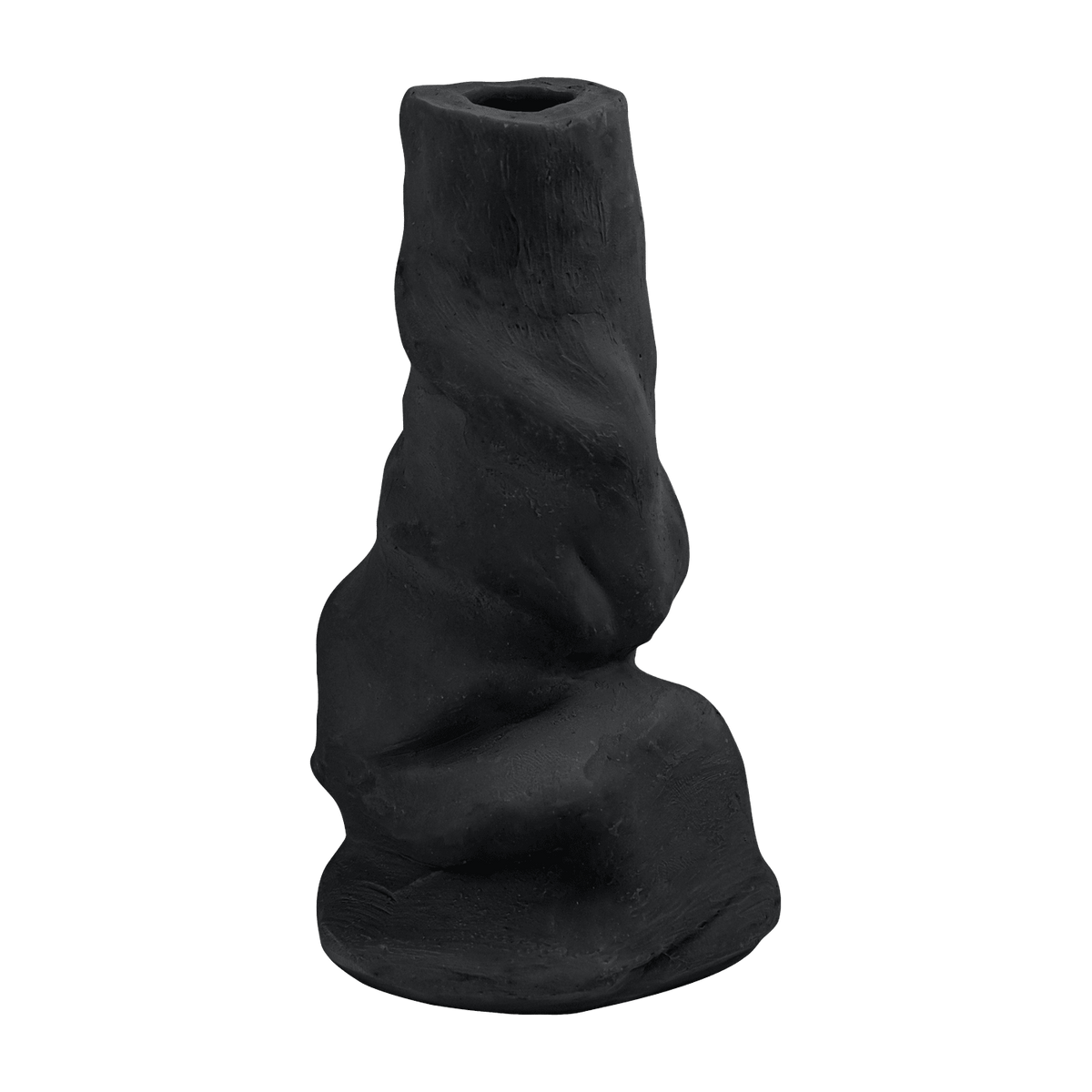 Bougeoir noir 11,5 cm Art Piece - Mette Ditmer - The Cool Republic