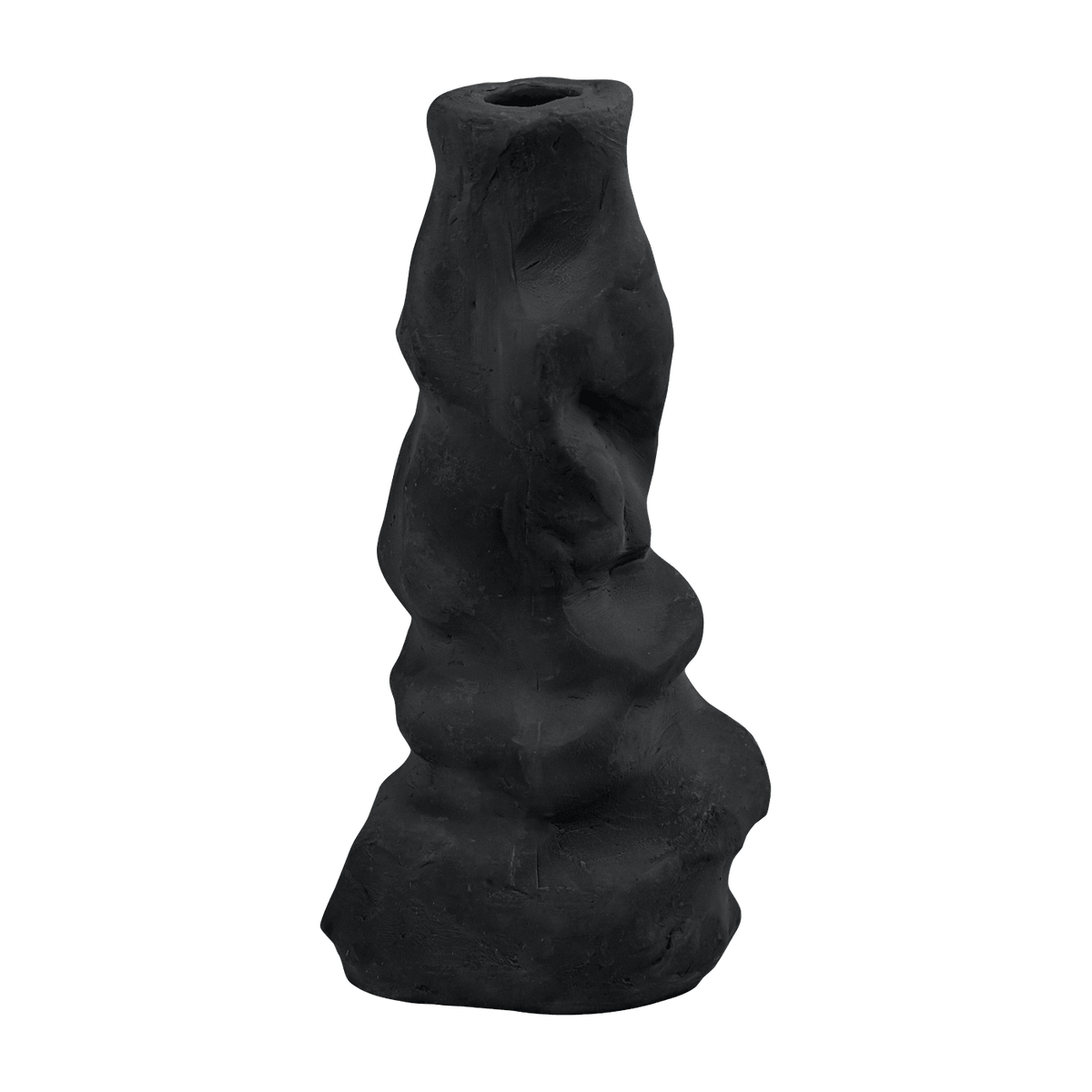 Bougeoir noir 12,5 cm Art Piece - Mette Ditmer - The Cool Republic