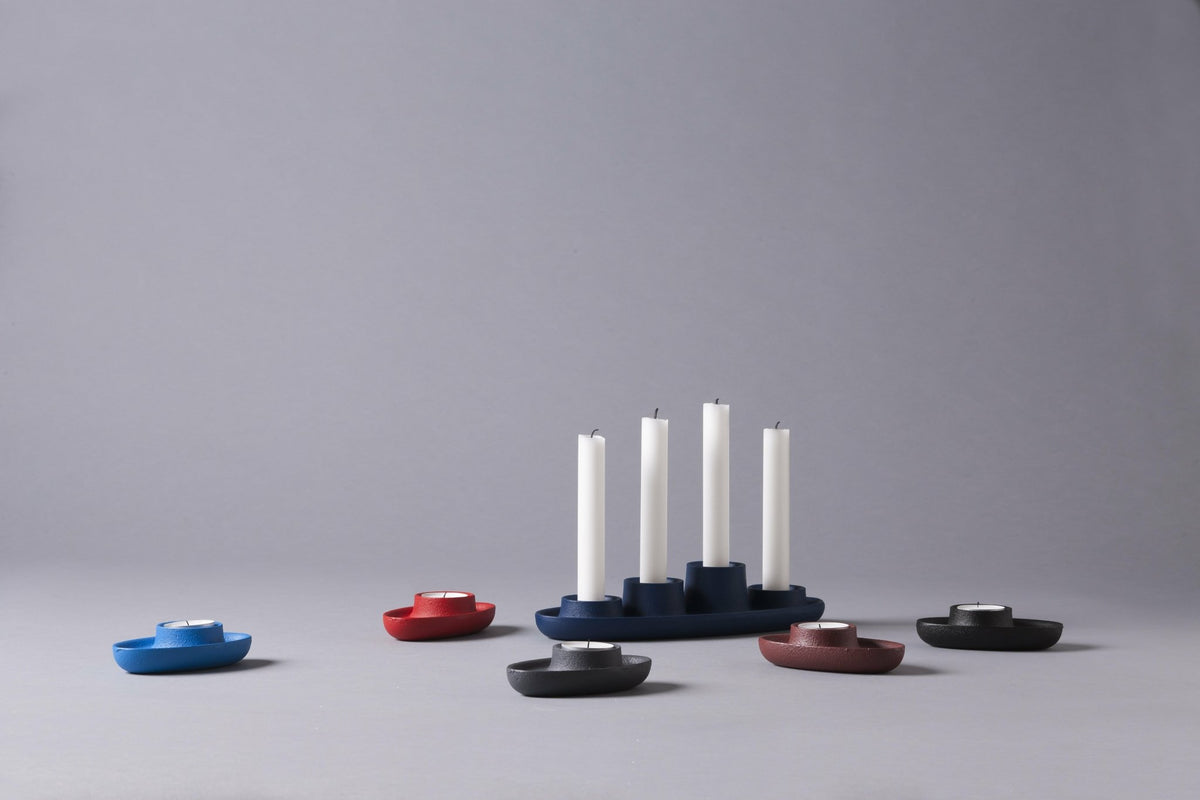 Simple candle holder Bordeaux Aye Aye! - Emko - The Cool Republic