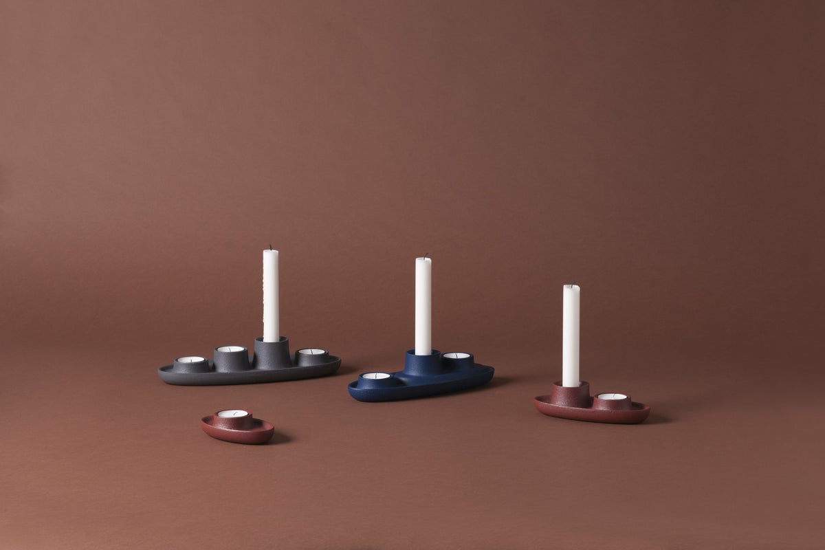 Simple candle holder Bordeaux Aye Aye! - Emko - The Cool Republic