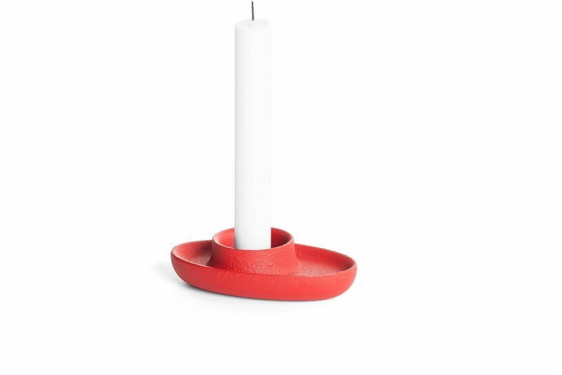 Bougeoir simple rouge Aye Aye! - Emko - The Cool Republic