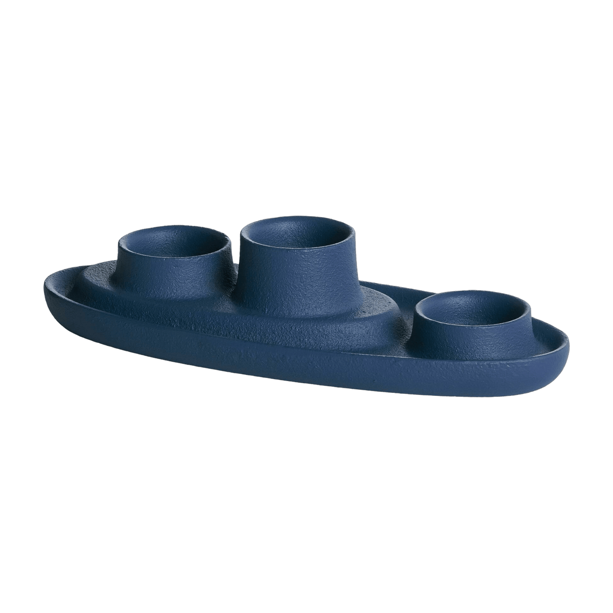 Bougeoir triple bleu marine Aye Aye! - Emko - The Cool Republic