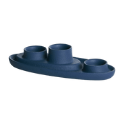 Bougeoir triple bleu marine Aye Aye! - Emko - The Cool Republic