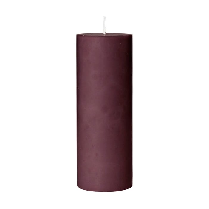Bougie en cire bordeaux 18cm Eco - Broste Copenhagen