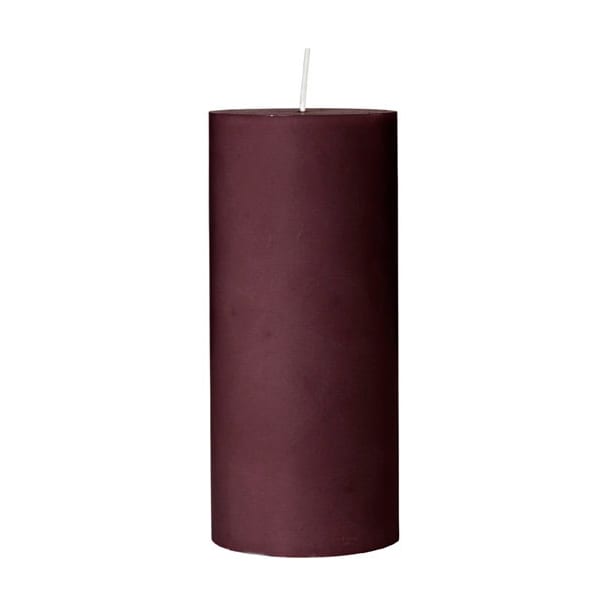 Bougie en cire végétale rouge 15cm Eco - Broste Copenhagen
