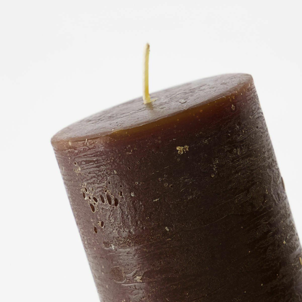 Bougie Pilier Cire Rustique Cognac - House Doctor - The Cool Republic
