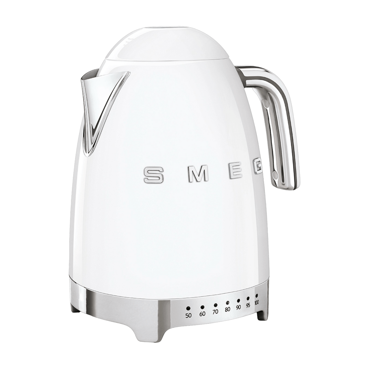 Bouilloire avec réglage de température blanche 1,7 L Années 50 - Smeg - The Cool Republic