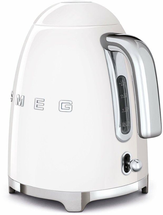 Bouilloire électrique blanche 1,7 L Années 50 - Smeg - The Cool Republic