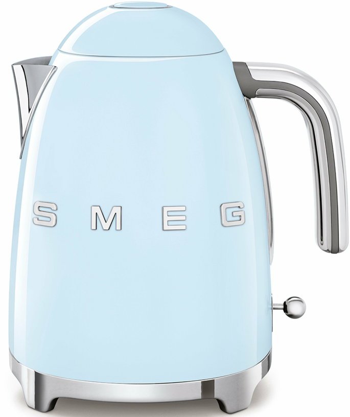 Bouilloire électrique bleu azur 1,7 L Années 50 - Smeg - The Cool Republic