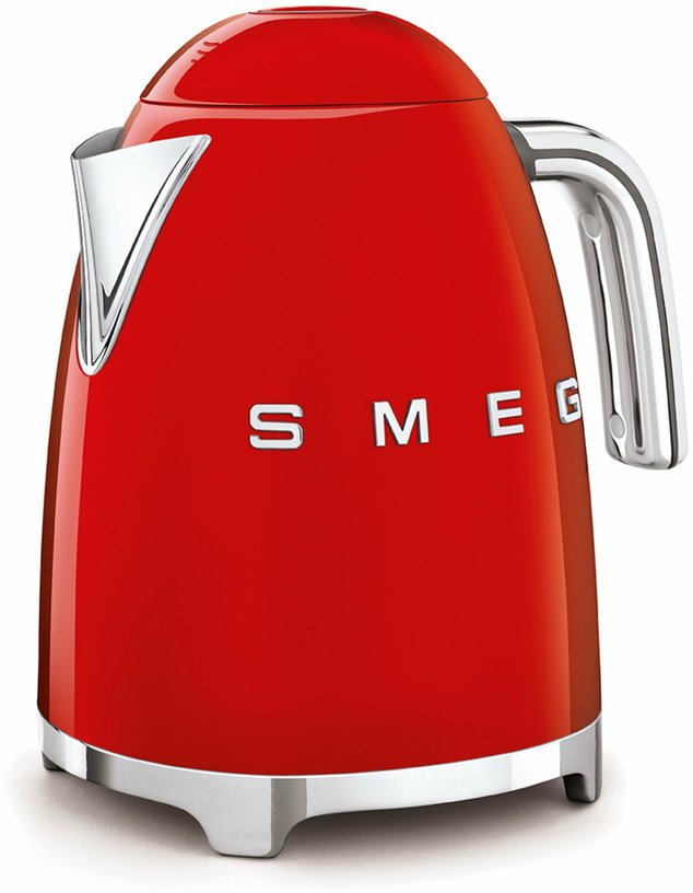 Bouilloire électrique rouge 1,7 L Années 50 - Smeg - The Cool Republic