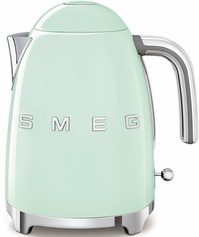 Bouilloire électrique vert d'eau 1,7 L Années 50 - Smeg - The Cool Republic