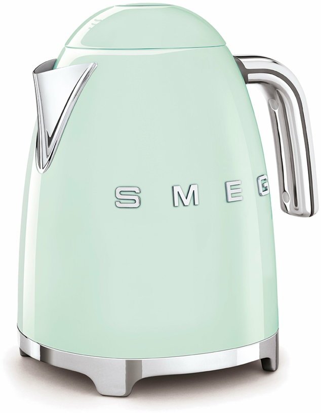 Bouilloire électrique vert d'eau 1,7 L Années 50 - Smeg - The Cool Republic