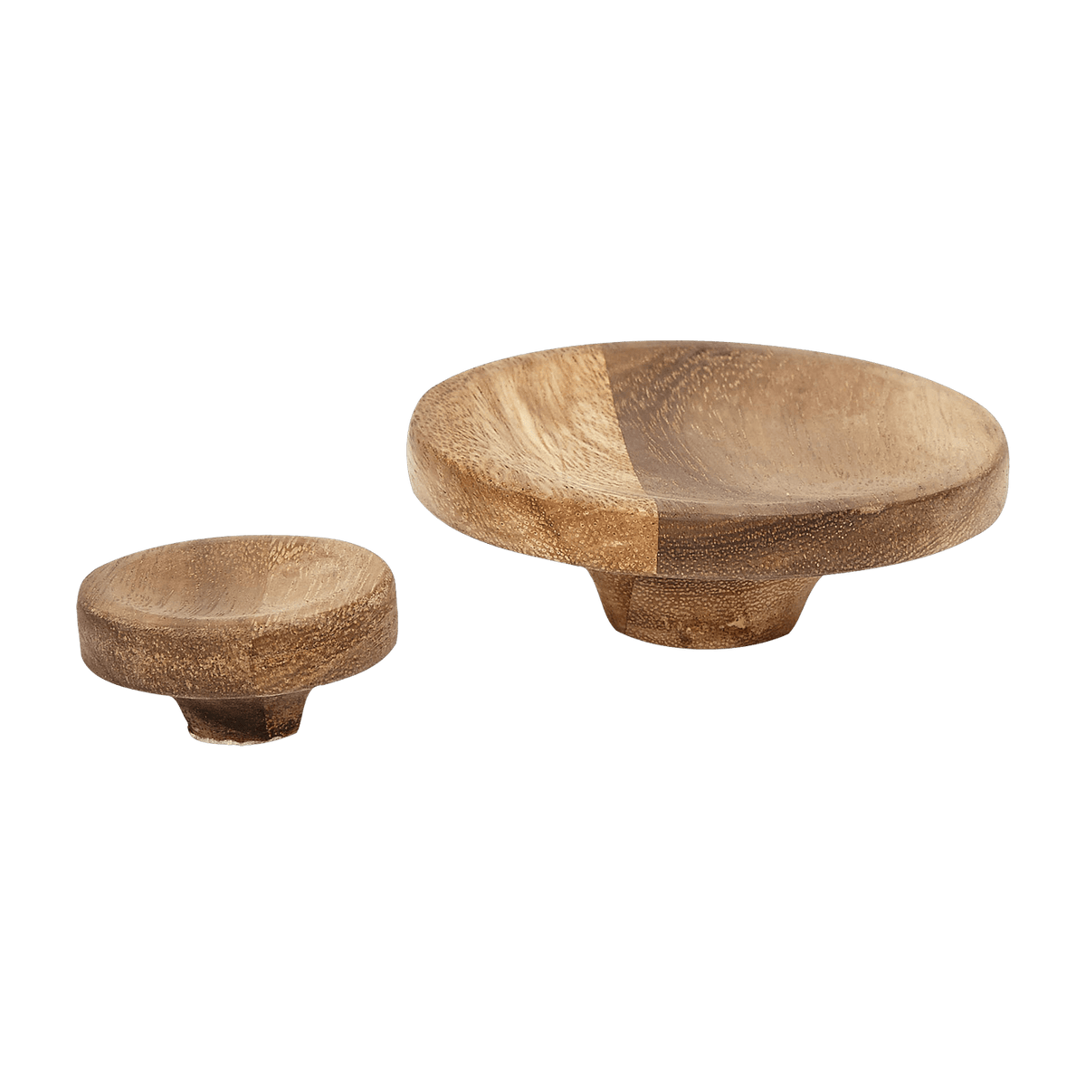 Bouton en acacia (lot de 2) - Hübsch - The Cool Republic