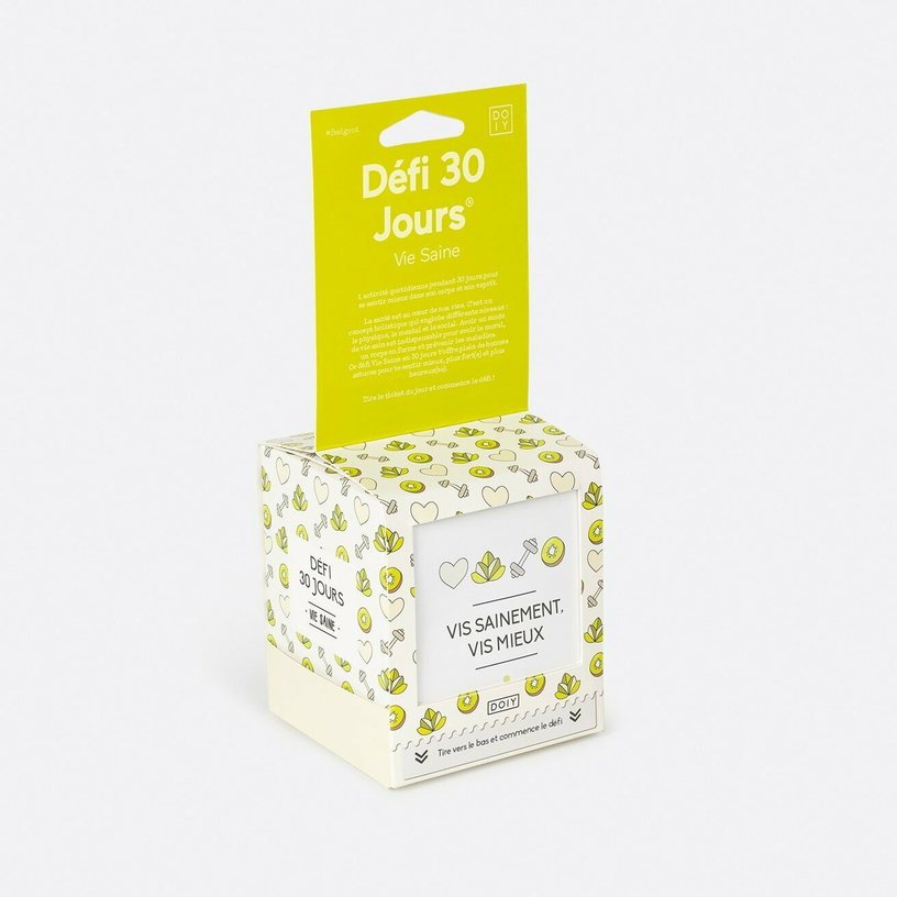 Box défi 30 jours Healthy Lifestyle - Doiy - The Cool Republic