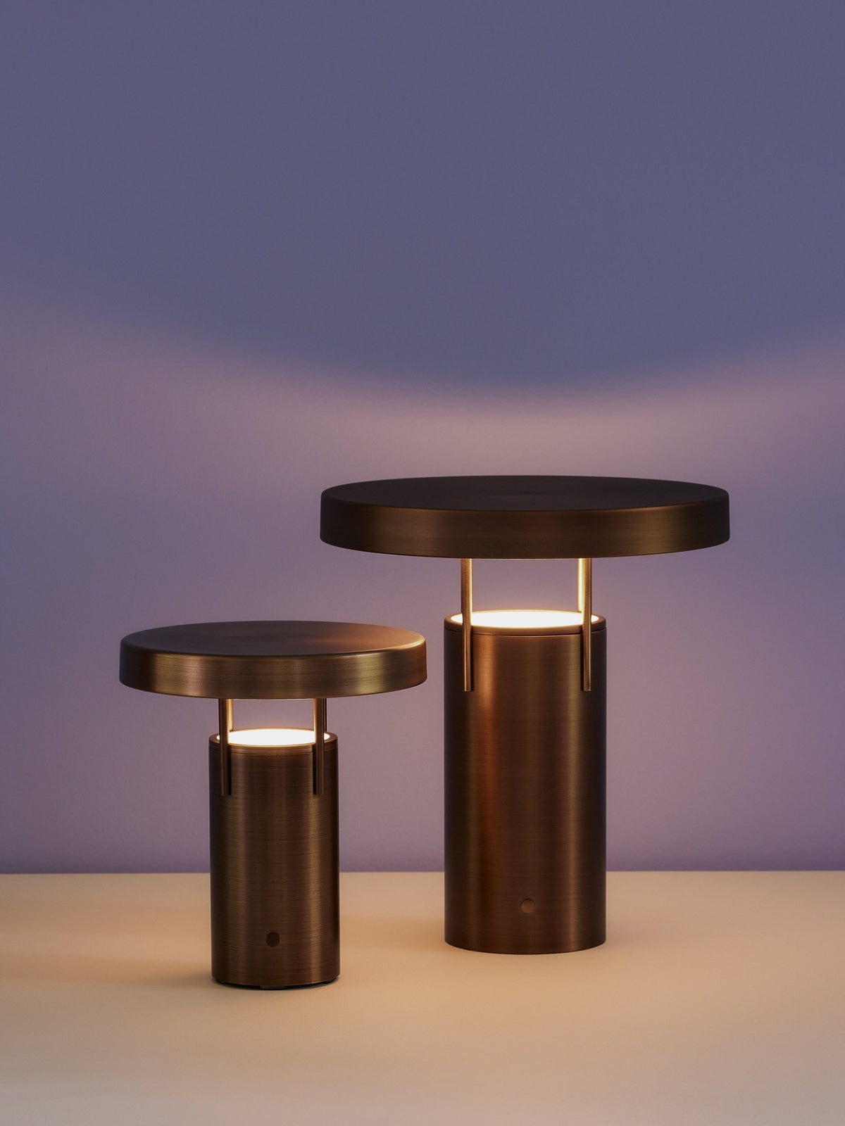 Bringme Lampe portative mini laiton bruni - Hübsch - The Cool Republic
