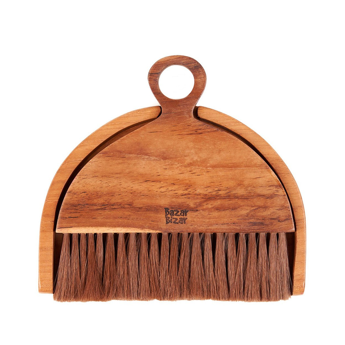 Brosse à main en teck naturel 3cm Tata - Bazar Bizar - The Cool Republic