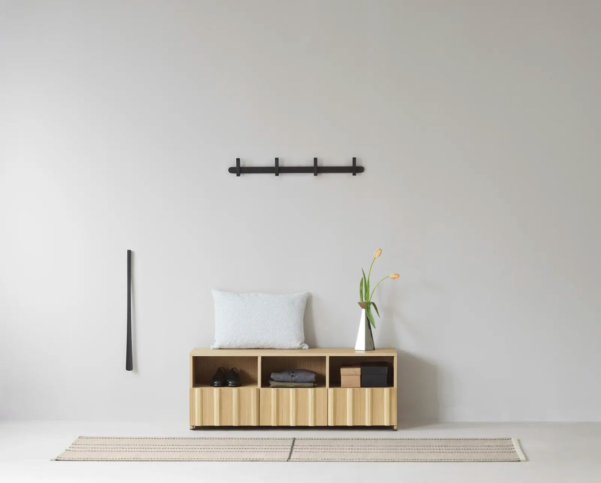 Buffet bas en chêne 120x38x44cm Hybrid - Normann Copenhagen - The Cool Republic