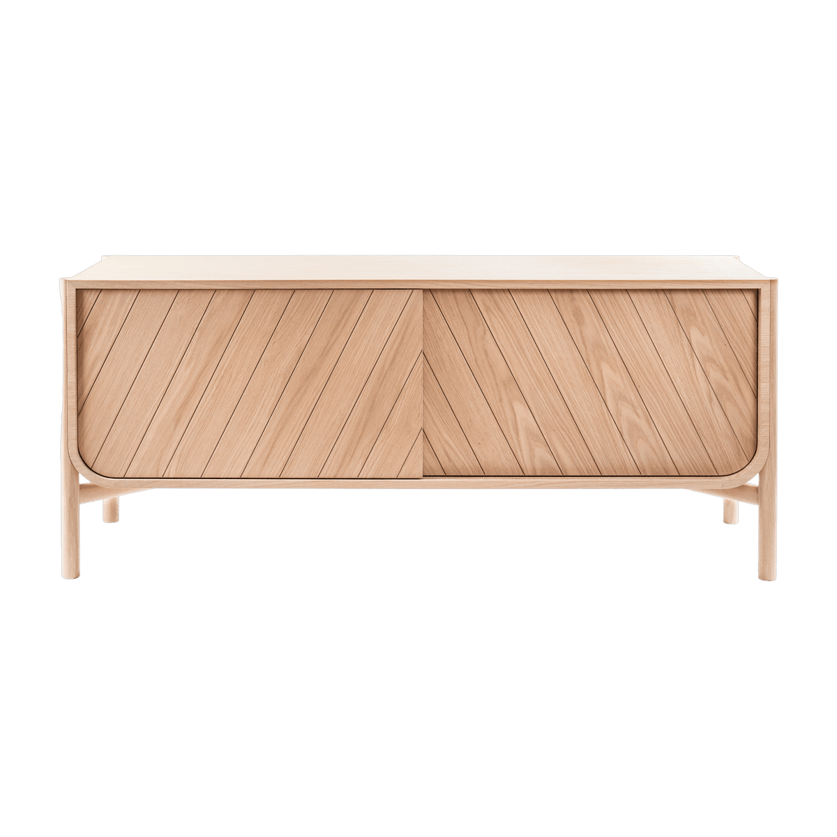 Buffet bas en chêne naturel 185 x 45 x 65 cm Marius - Hartô - The Cool Republic