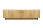 Buffet en bois de chêne 180x40x50cm Oréa - The Cool Republic - The Cool Republic