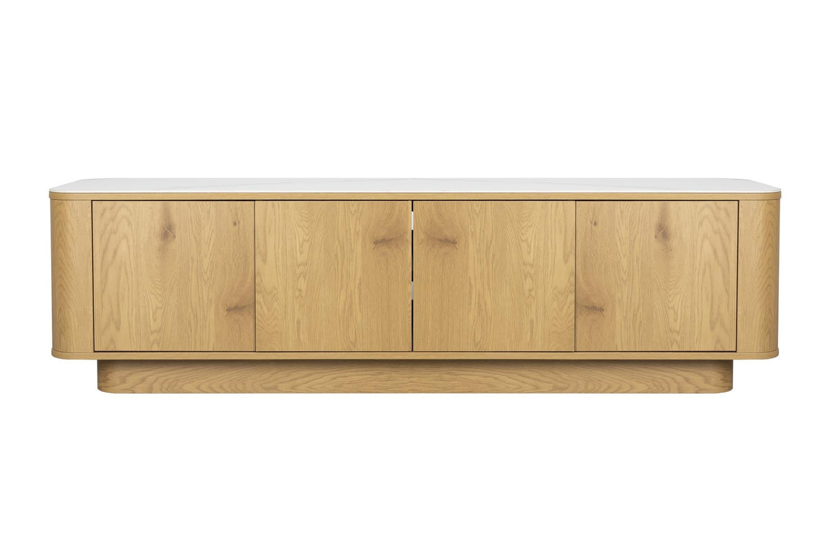 Sideboard in oak wood 180x40x50cm Oréa - The Cool Republic - The Cool Republic