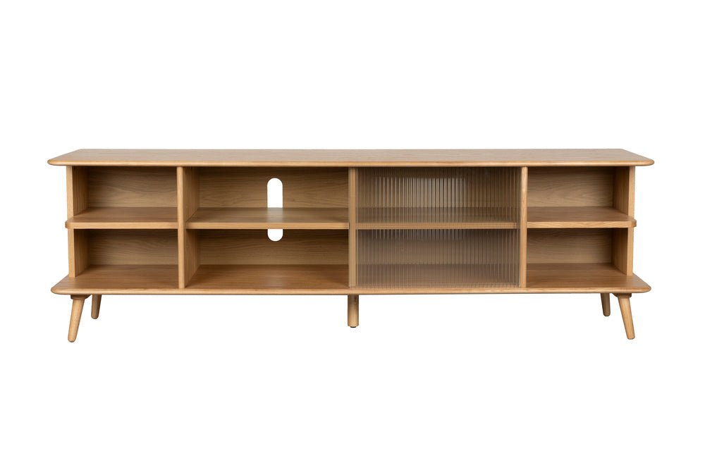 Buffet en bois de chêne naturel 40x180x55cm Rise - Zuiver - The Cool Republic