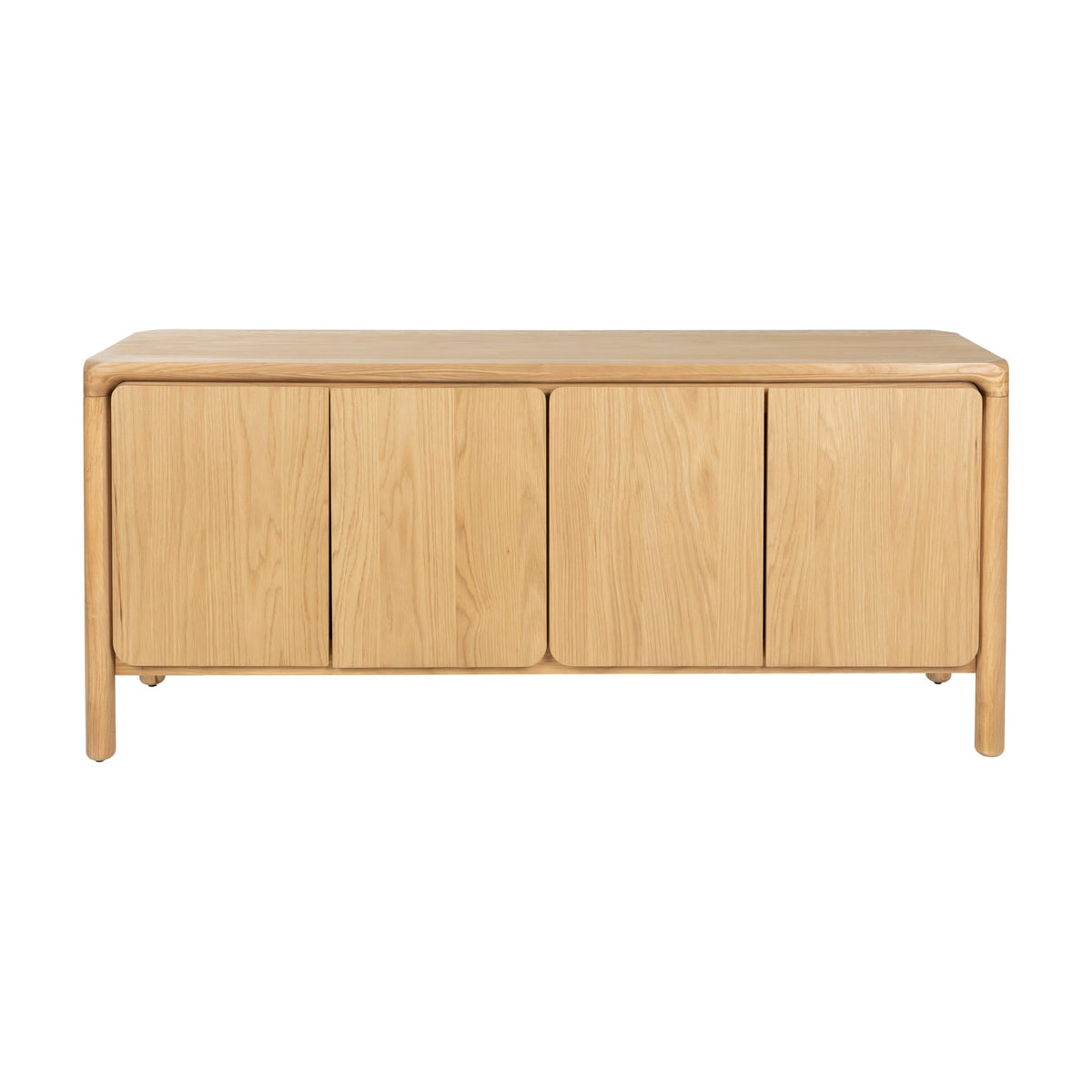 Buffet en bois de frêne marron 42,5x160x70cm Storm - Zuiver