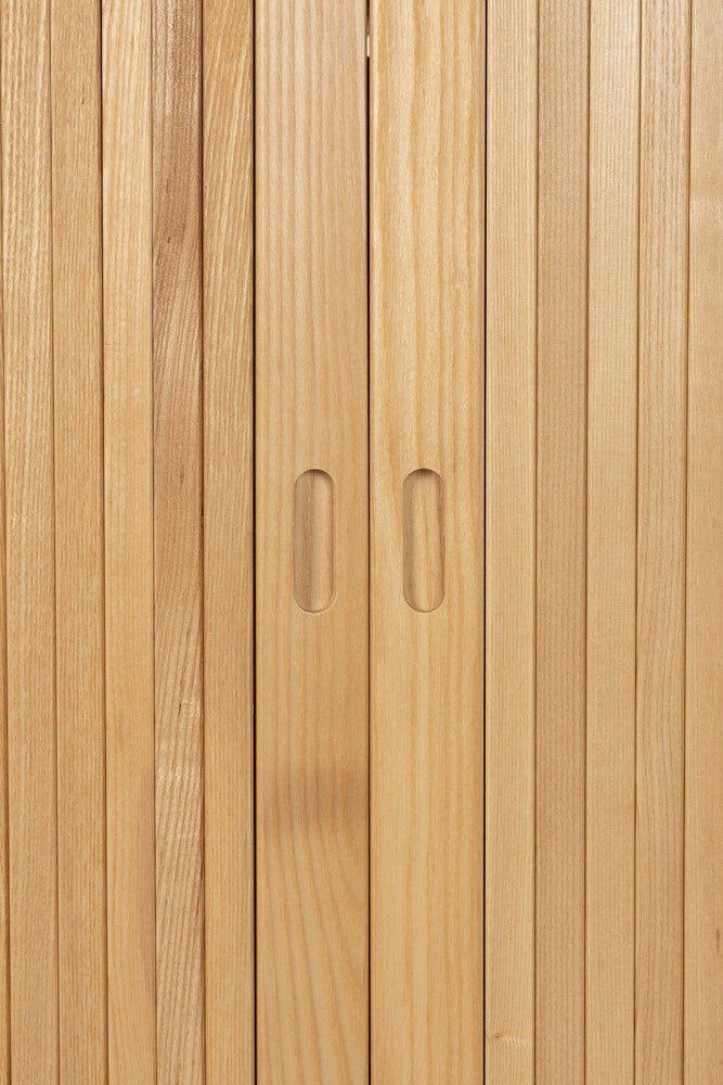 Buffet en bois de frêne naturel 180x40x75cm Barbier - Zuiver - The Cool Republic