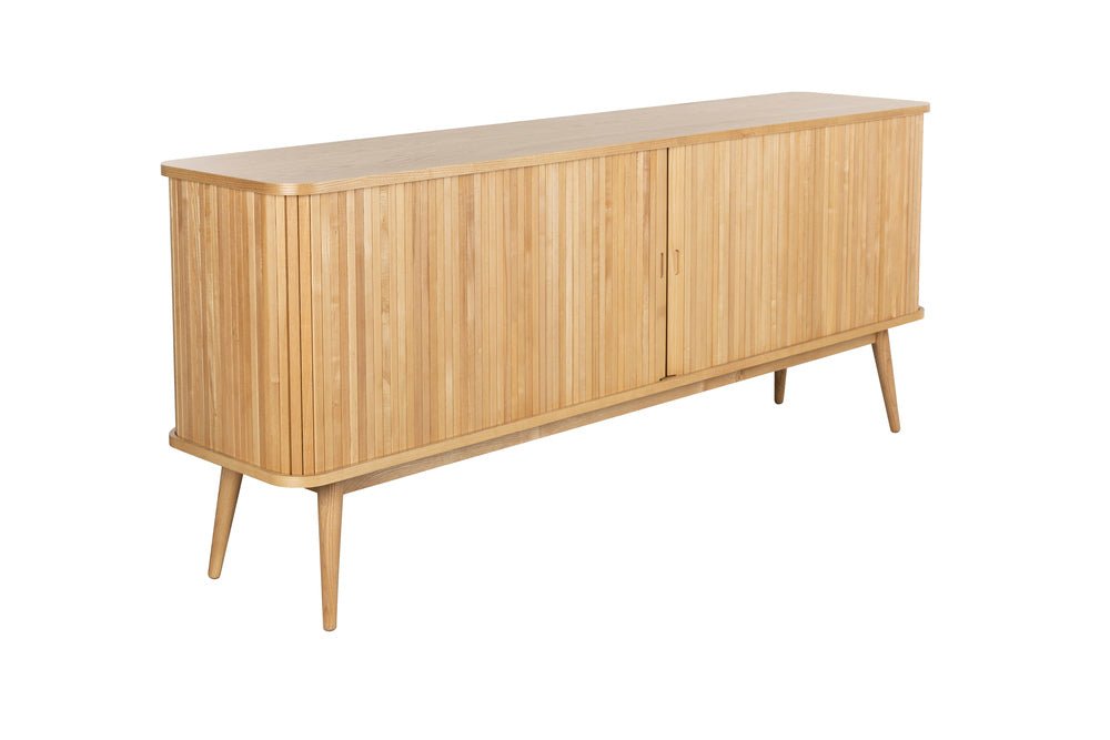Buffet en bois de frêne naturel 180x40x75cm Barbier - Zuiver - The Cool Republic