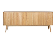 Buffet en bois de frêne naturel 180x40x75cm Barbier - Zuiver - The Cool Republic