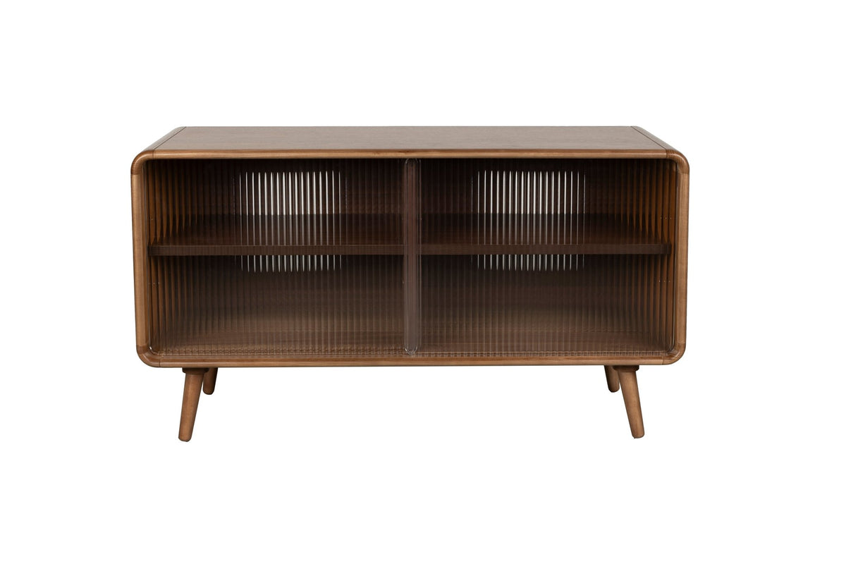 Walnut wood sideboard 40x100x55cm Rise - Zuiver - The Cool Republic