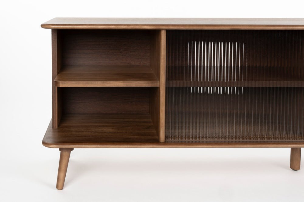 Buffet en bois de noyer 40x180x55cm Rise - Zuiver - The Cool Republic
