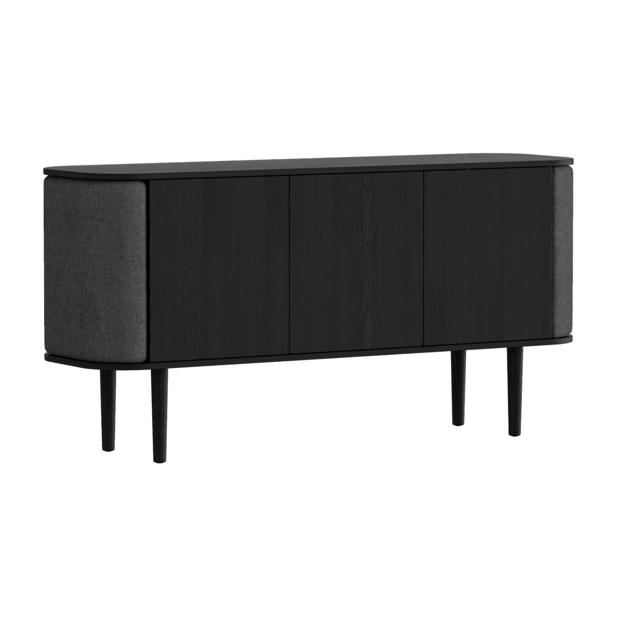 Buffet en chêne foncé noir 75 x 43 cm Treasures - UMAGE - The Cool Republic