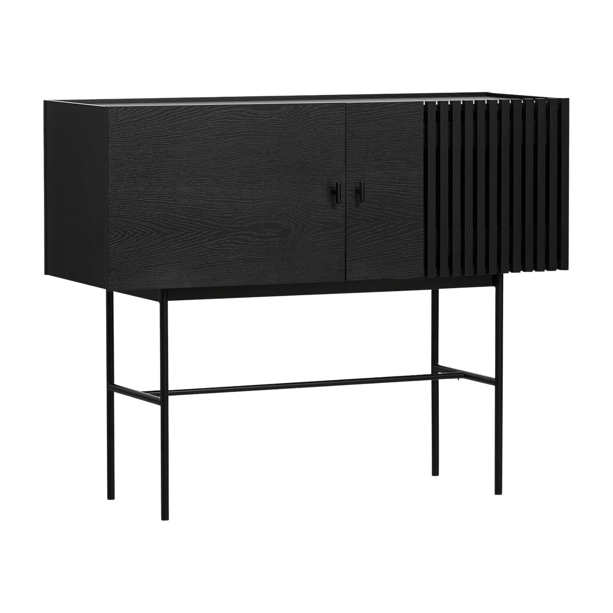 Buffet en chêne noir 120 cm Array - Woud - The Cool Republic