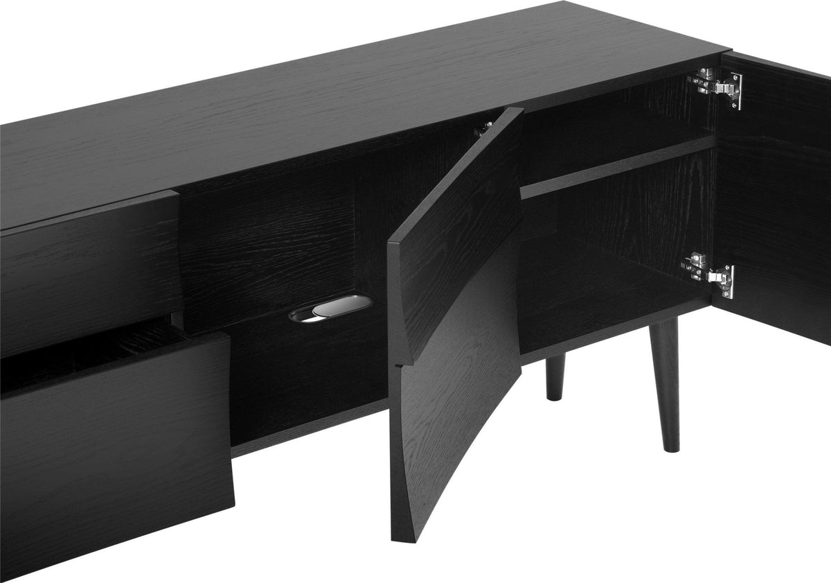Buffet en chêne noir 180 cm Reflect - Muuto - The Cool Republic