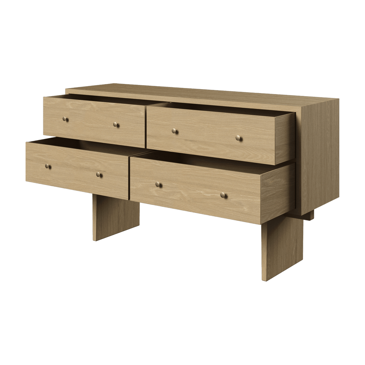 Private oak veneer sideboard Desk - Gubi - The Cool Republic