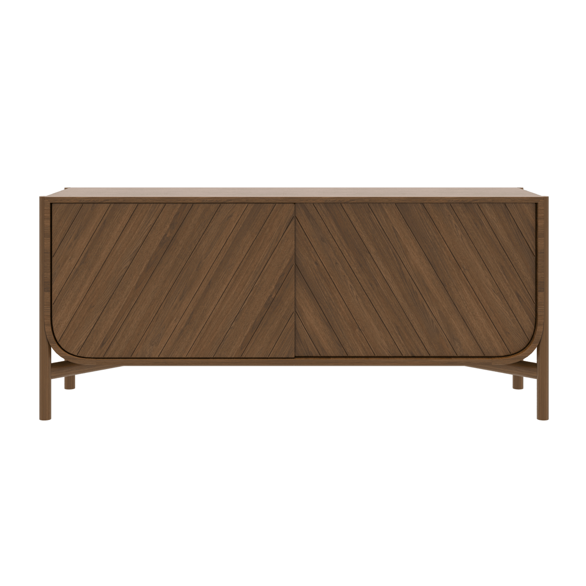 Sideboard in stained oak 155 x 45 x 65 cm Marius - Hartô - The Cool Republic