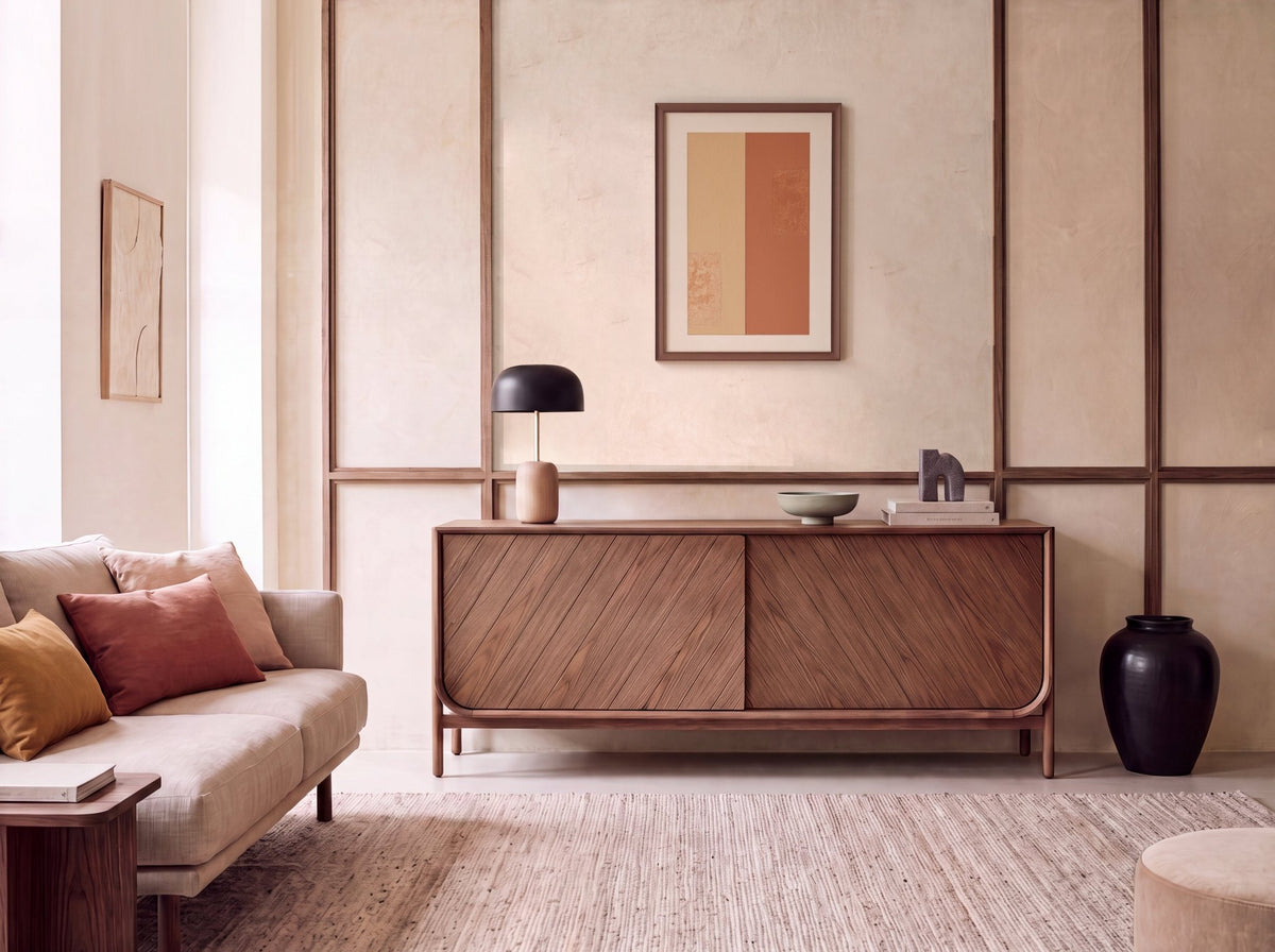 Sideboard in stained oak 155 x 45 x 65 cm Marius - Hartô - The Cool Republic