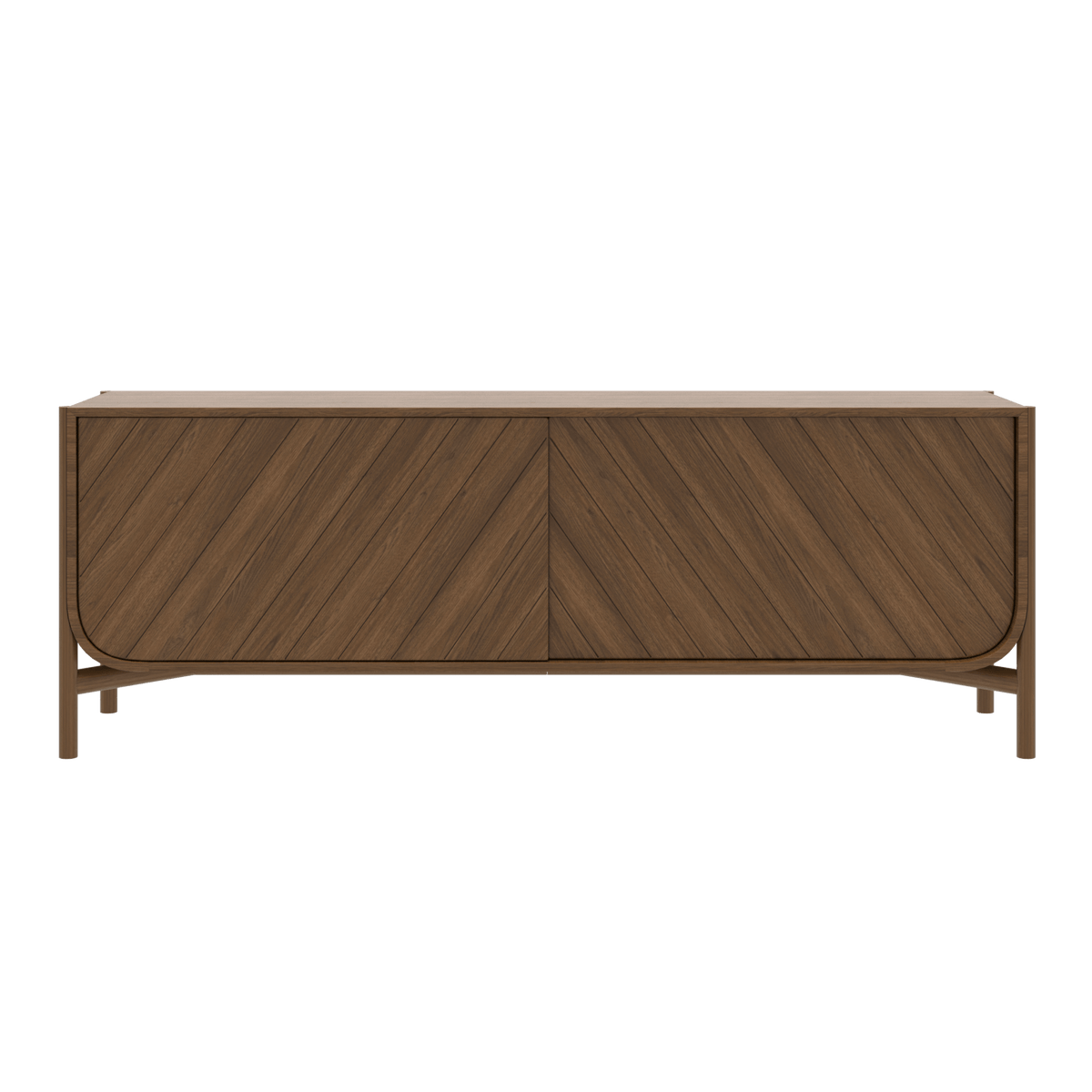 Buffet en chêne teinté 185 x 45 x 65 cm Marius - Hartô - The Cool Republic