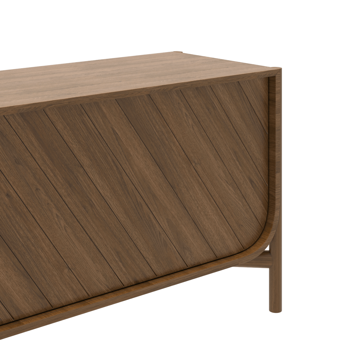 Buffet en chêne teinté 185 x 45 x 65 cm Marius - Hartô - The Cool Republic