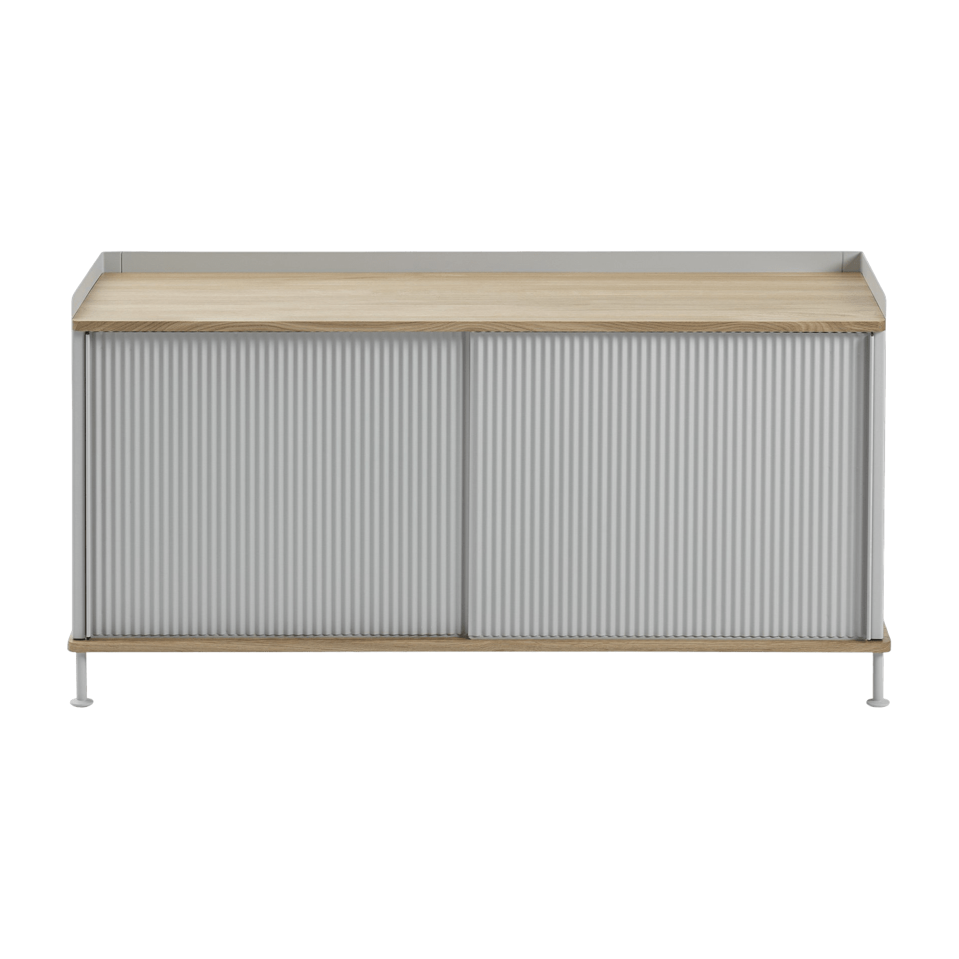 Buffet gris et chêne 124 cm Enfold - Muuto - The Cool Republic
