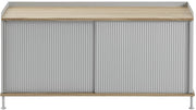 Buffet gris et chêne 124 cm Enfold - Muuto - The Cool Republic