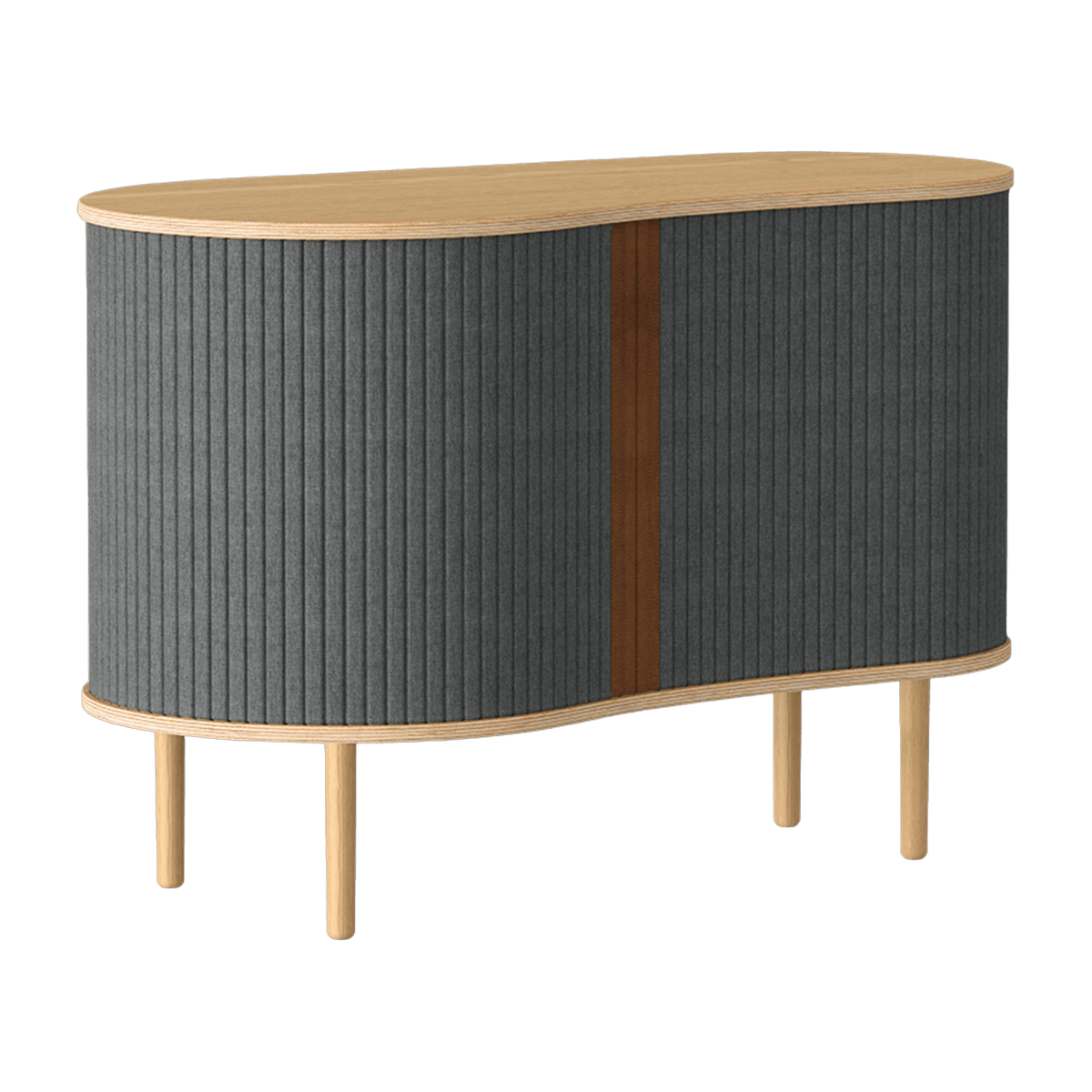 Buffet gris foncé en chêne naturel Audacious - UMAGE - The Cool Republic
