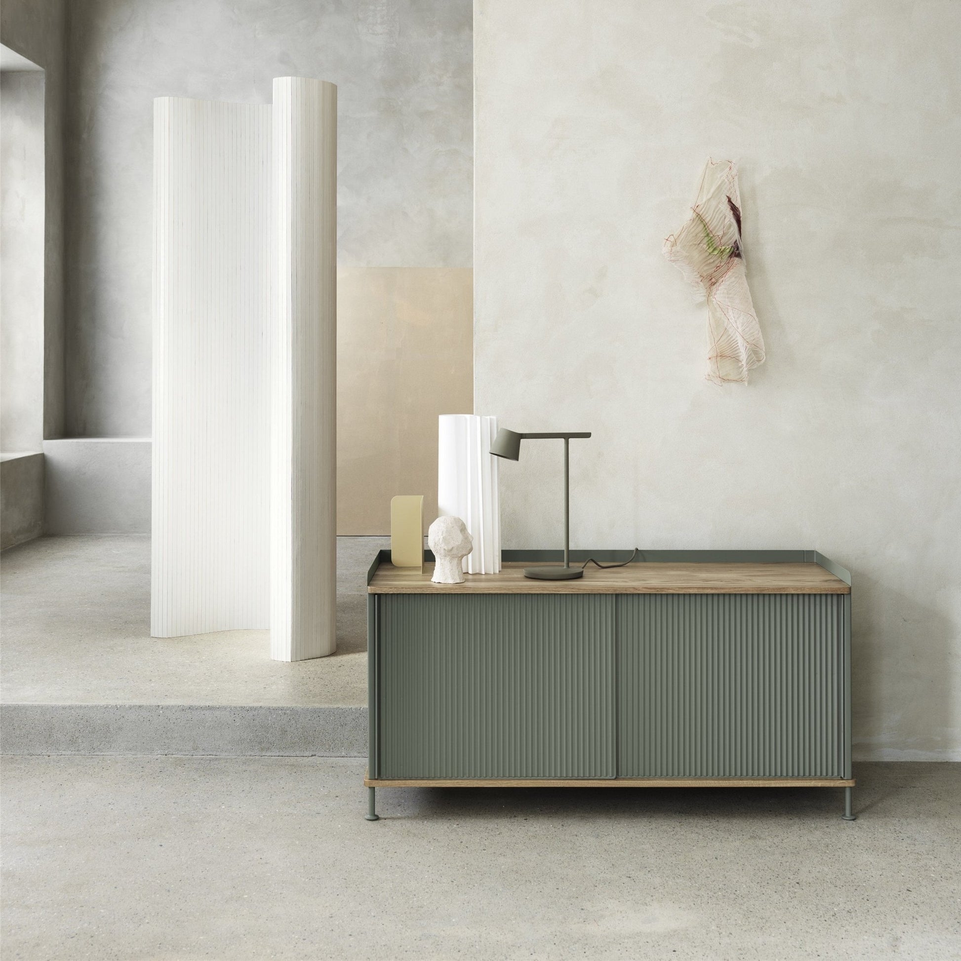 Buffet noir 124 cm Enfold - Muuto - The Cool Republic
