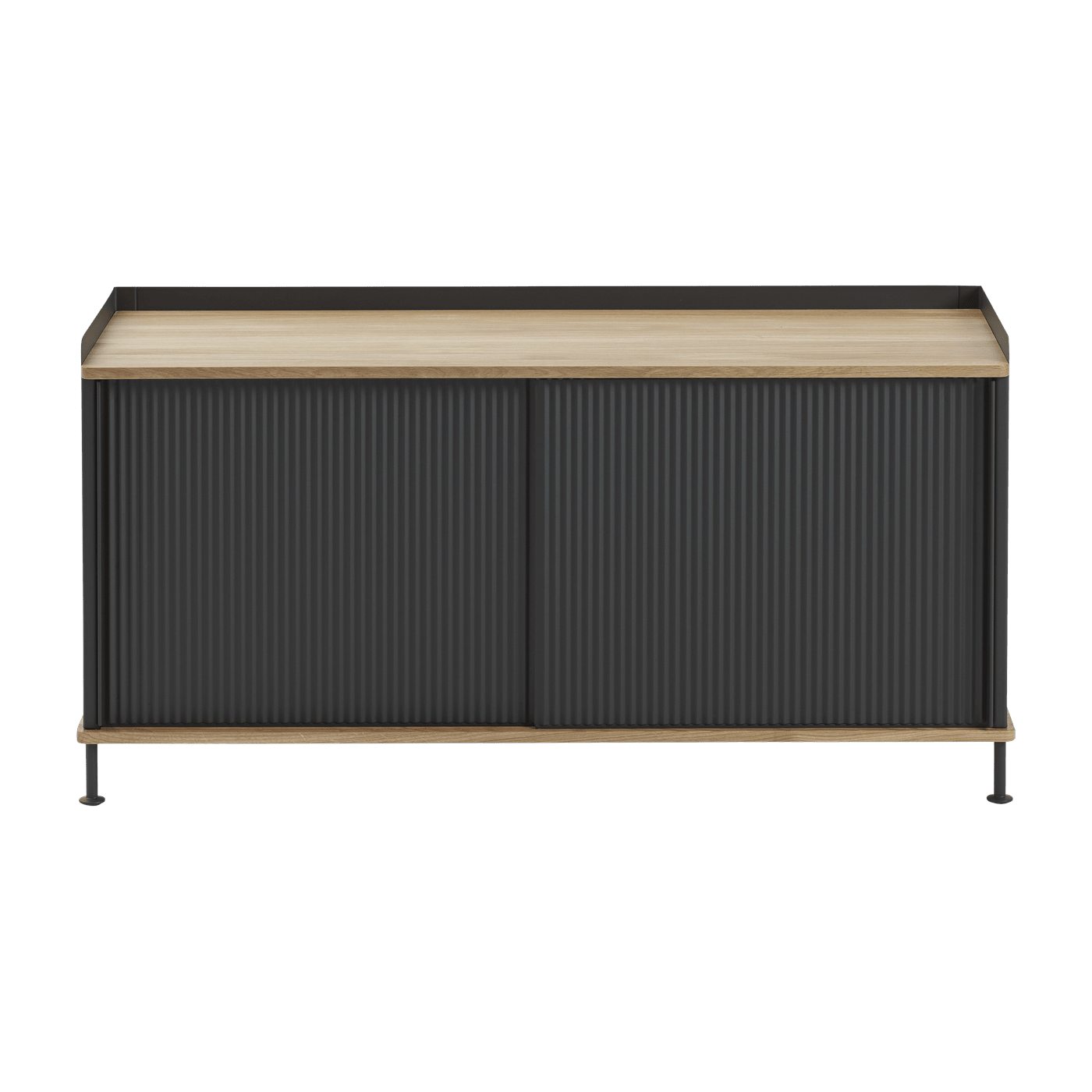 Buffet noir et chêne 124 cm Enfold - Muuto - The Cool Republic