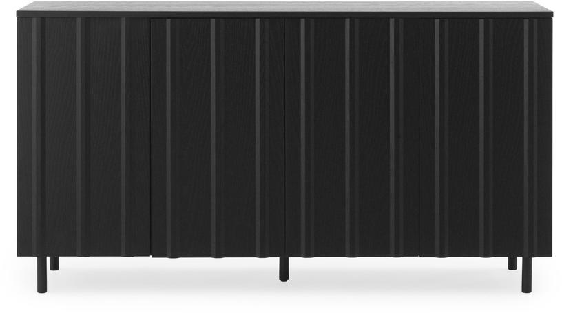 Buffet noir Rib Soft noir - Normann Copenhagen - The Cool Republic