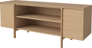 Buffet ouvert en chêne huilé 180cm Daia - Bolia