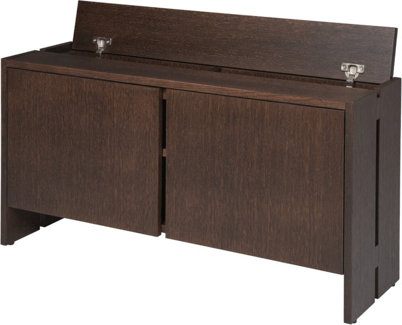 Buffet placage de chêne foncé 100x30x50cm Parcel - Ferm Living - The Cool Republic
