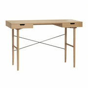 Bureau avec 2 compartiments en chêne naturel - Hübsch - The Cool Republic