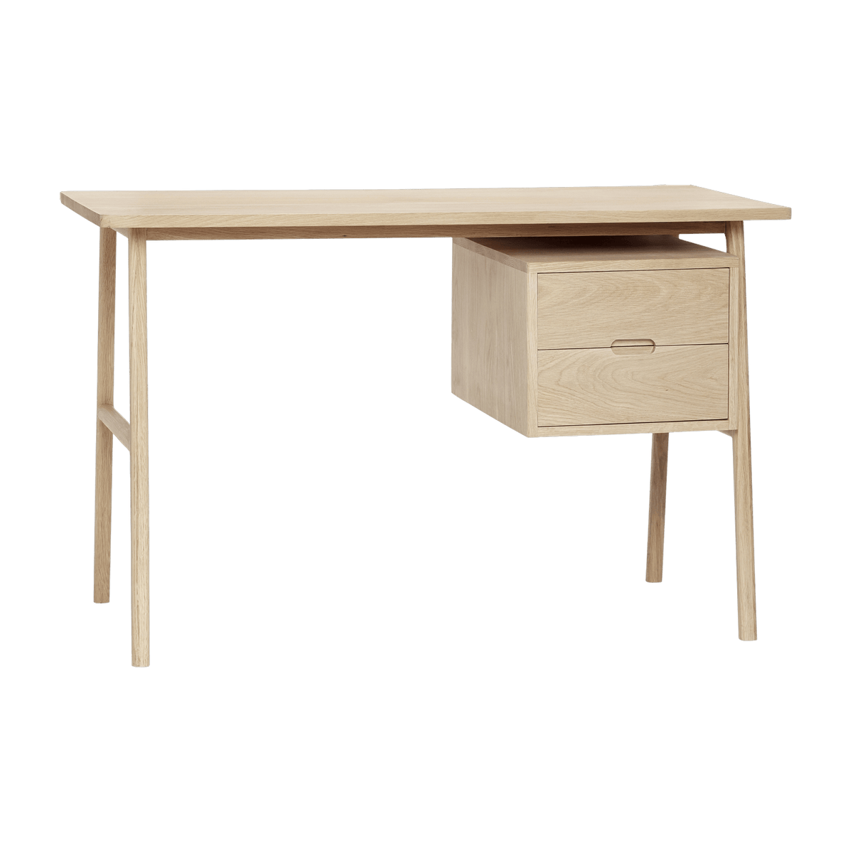 Bureau avec 2 tiroirs en chêne clair - Hübsch - The Cool Republic